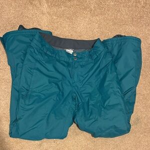 Columbia- Teal Snow Pants
